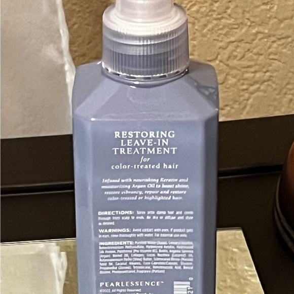 Restoring Leave in treatment by Pearlessence for color treated hair. 8 oz. - Picture 5 of 12